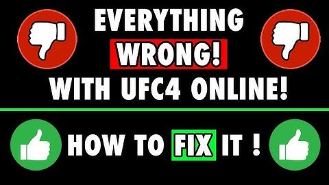 UFC 4| Dear EA - Everything Wrong With Online Ranked & How To Fix It!