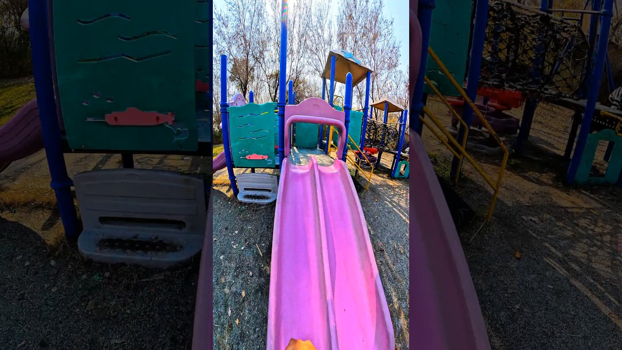 bella ciao playground parkour lovely 🤩 sliding pov 😍