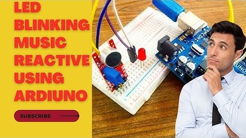music reactive led||with ardiuno using sound sensor||ardiuno से LED कैसे चलाये||