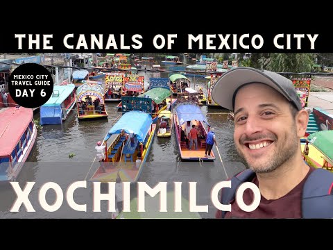 XOCHIMILCO (4K): The Canals of Mexico City!  (Mexico City Travel Guide: Day 6)