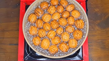 Throw the walnuts into the boiling water! The whole world will use this method