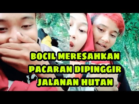 TIK TOK VIRAL BOCIL MERESAHKAN || PACARAN PELUK PELUKAN DIPINGGIR JALAN HUTAN