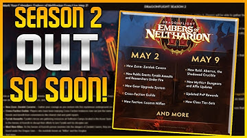 Patch 10.1 & Season 2 ANNOUNCED by Blizzard!: MUCH SOONER than anticipated!