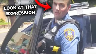 Cop Realizes The Guy He&#39;s Picking On Knows MUCH More Than Him