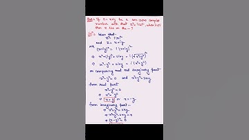 if z = x+iy and z² = i•|z|² then z lies on ? complex numbers class 11 #class11
