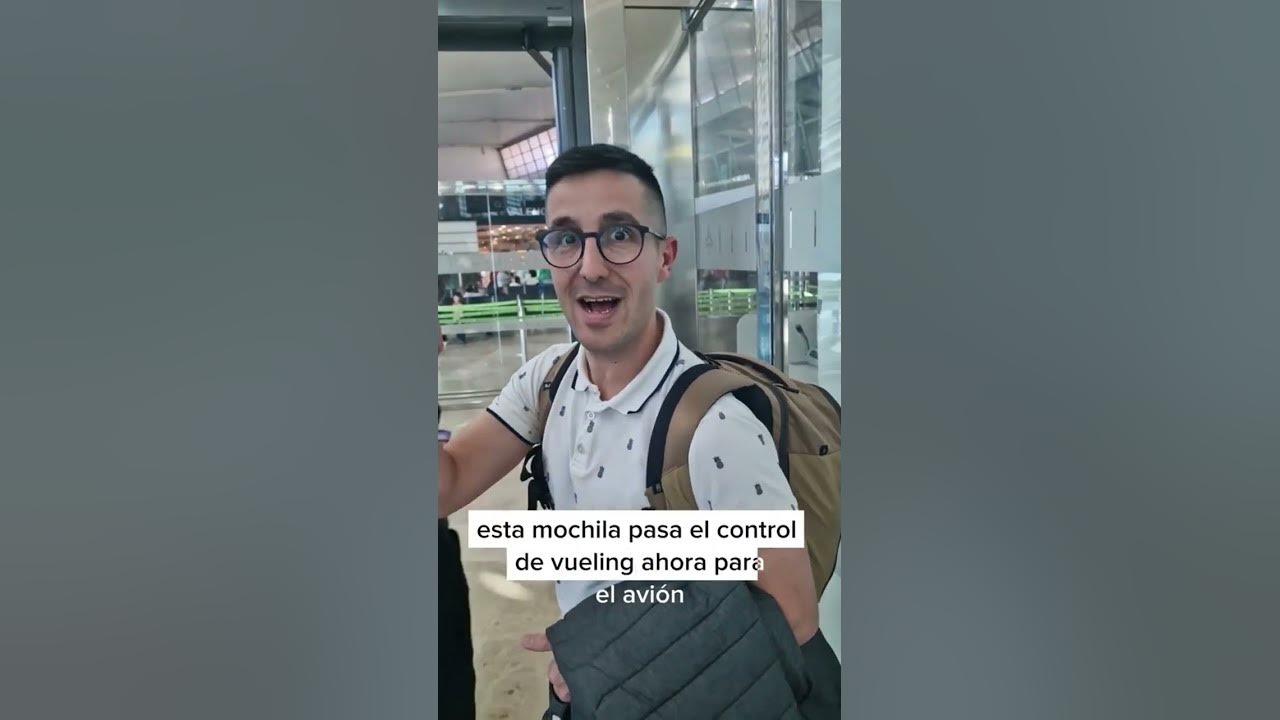 Pasará esta mochila el control de Vueling? 