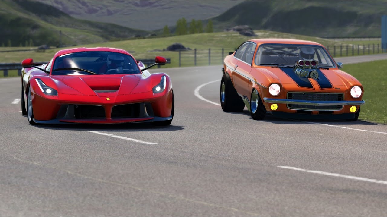 Chevrolet Vega 1971 15622bhp vs Ferrari LaFerrari 2014 963bhp at ...