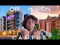 PROS AND CONS OF LIVING ON VS. OFF CAMPUS | What I've Learned Living Alone