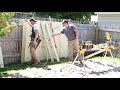 Modifying an existing Fence to keep an Old Person from bothering Neighbor