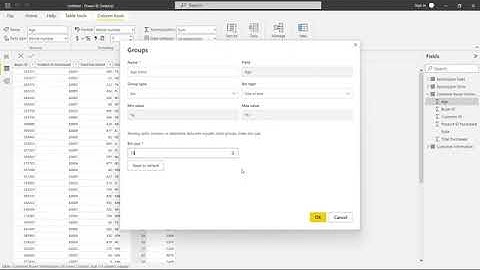 How to use Bins and Lists in Power BI | Microsoft Power BI for Beginners