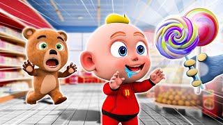 Grocery Store Song | Shopping Song for Kids | More Animal Nursery Rhymes for Babies