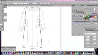 イラストレーターでデザイン画 ワンピース を描く その1 Youtube イラストレーターでデザイン画 ワンピース を描く その1 Youtube