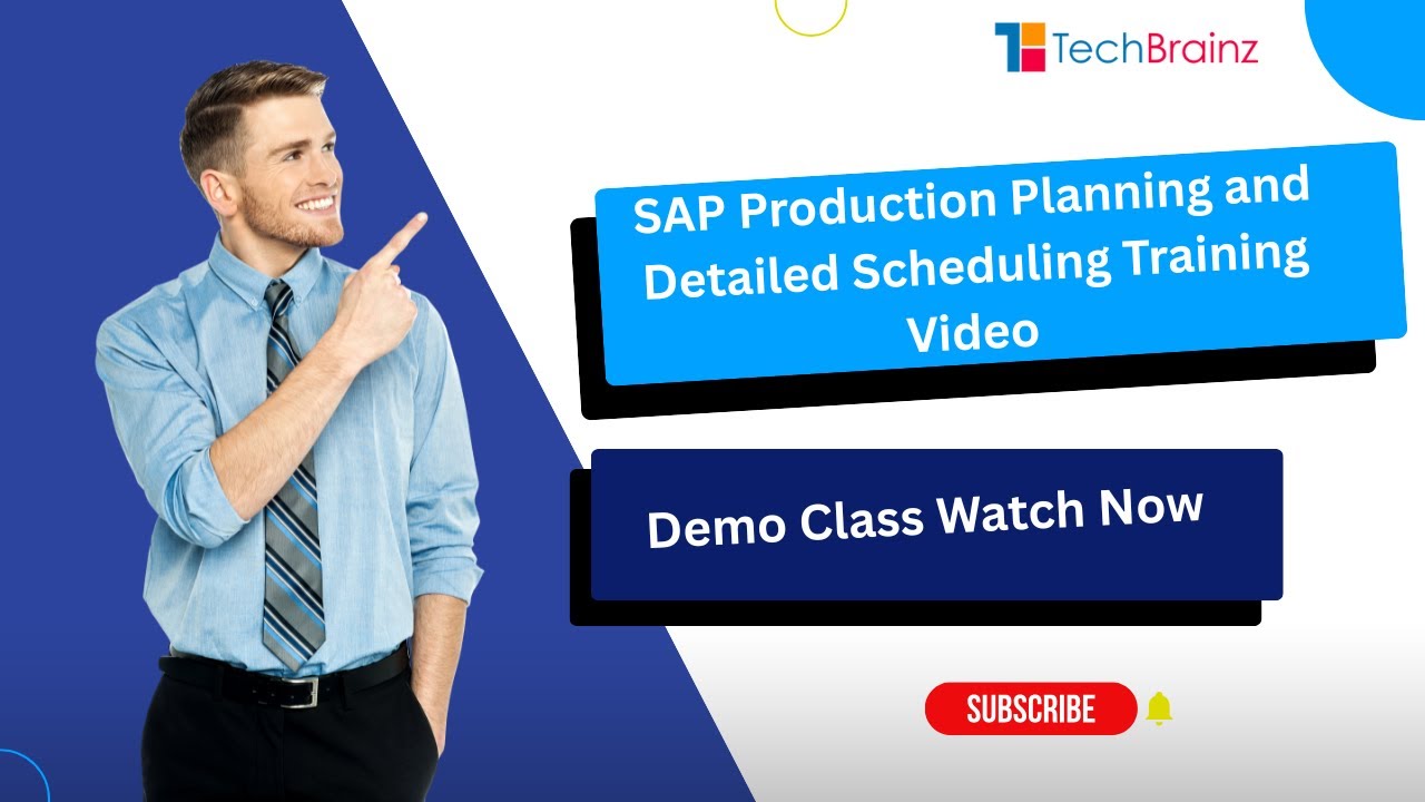 SAP PP/DS Training Video | SAP Production Planning and Detailed ...