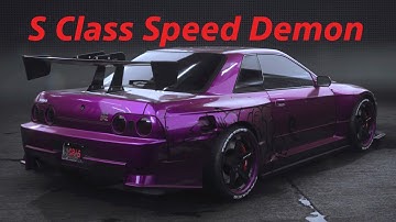 NFS Unbound S Class Build Top Speed - Nissan skyline GT-R R32