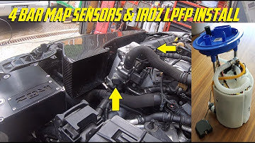 Unitronic 4 Bar MAP Sensors & Iroz LPFP Install - TTE700 Built Engine Tune