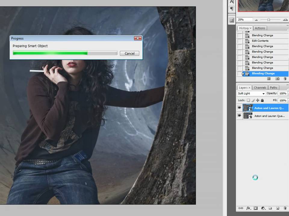 Camera Raw Smart Object Overlay Technique Pt. 1 YouTube