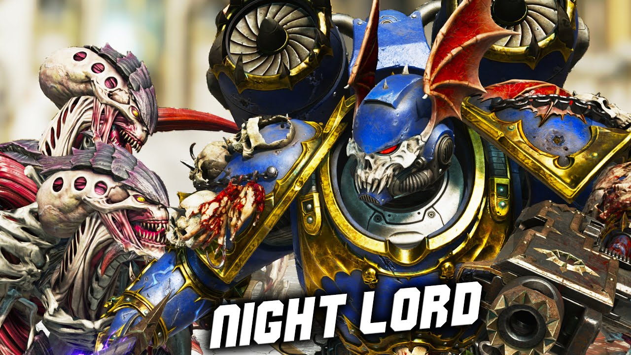 CHAOS RAPTOR GAMEPLAY! Night Lord vs Tyranids - Warhammer 40k: Space ...