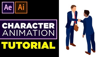 Character Animation Tutorial in After Effects - No Third Party Plugin