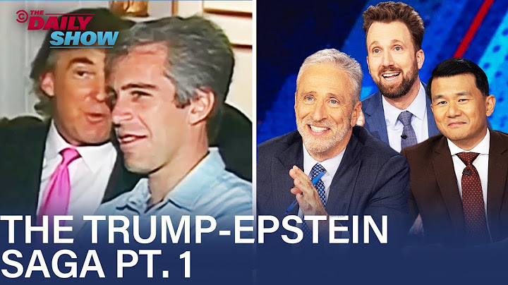 A Deep Dive Into Trump's History with Epstein Pt. 1 | The Daily Show thumbnail