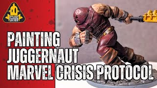Painting a tabletop ready Juggernaut for Marvel Crisis Protocol