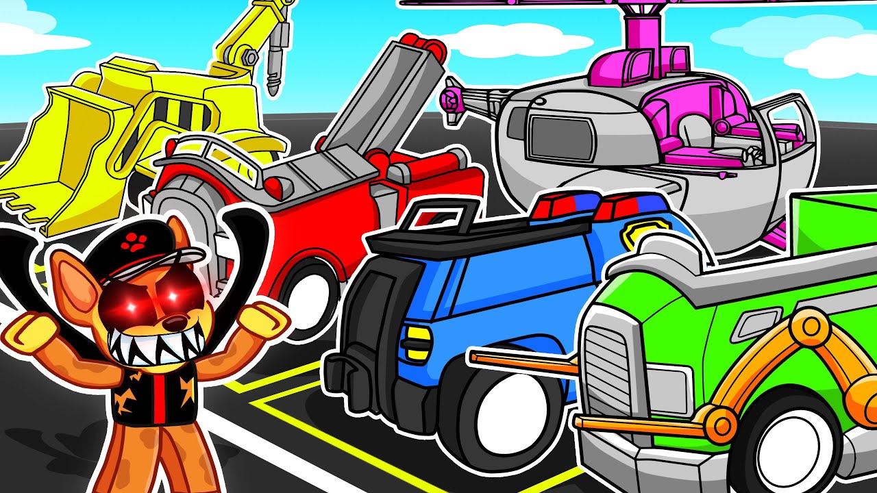 CHASE.EXE STEALS Paw Patrol's VEHICLES in Roblox!