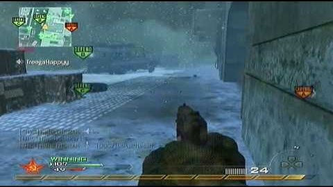 Modern Warfare 2 Commentary - Domination On Sub Base KNIFE ONLY (22-12)