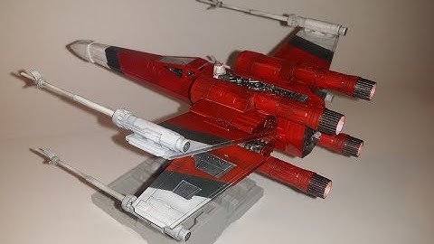 X-Wing Rogue Squadron Painting tutorial part 4 1/72 Captain Tycho Celchu