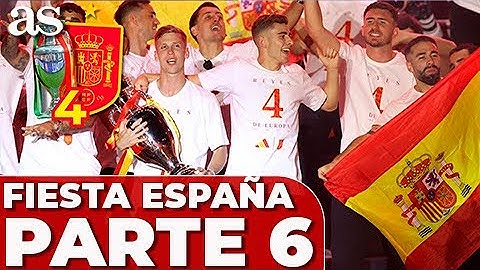 FIESTA COMPLETA CIBELES ESPAÑA CAMPEÓN EUROCOPA | Parte 6: ÉXTASIS LAMINE, MORATA, NICO, RODRI...
