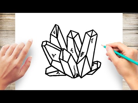 How to draw Crystal Easy