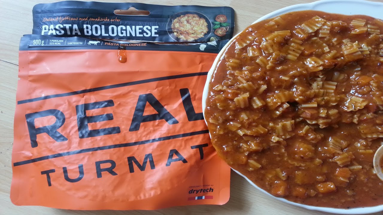 Field Meal Pasta Bolognaise Real Turmat