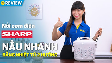 Nồi cơm điện Sharp 1.8L: cơm ngon chín nhanh, đồ gác vá hợp vệ sinh (KS-N182ETV) • Điện máy XANH