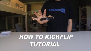 HOW TO KICKFLIP A TECH DECK | EASIEST WAY!