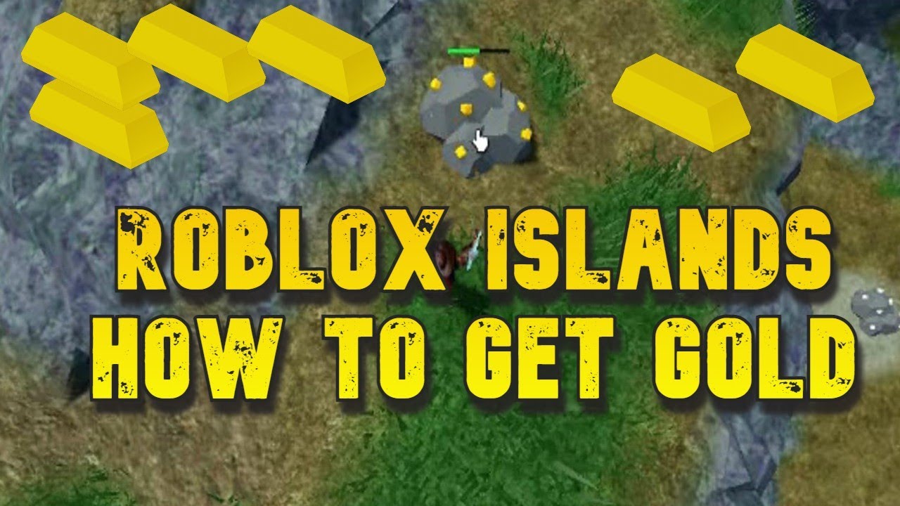 Roblox Islands Gold and Gold Ore FunZone YouTube