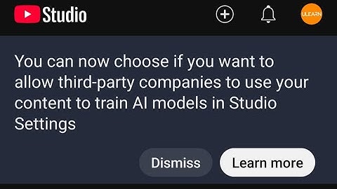 allow third-party companies to use your content to train AI models in Youtube "Third-party training"