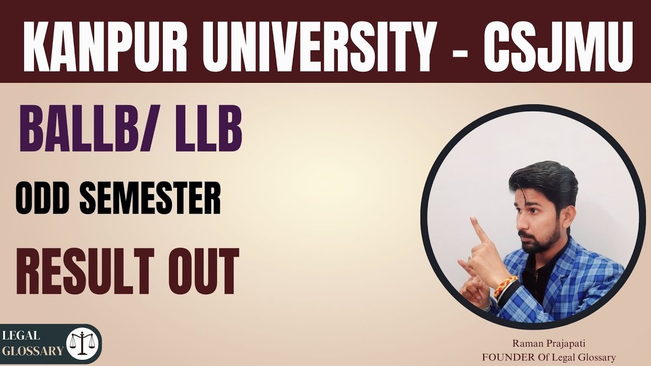 Csjmu ballb result - Kanpur university ba llb result | Kanpur ...