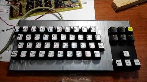 Клавиатура для клона zx spectrum из старой механической