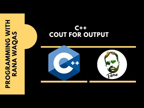 #3 C++ OUTPUTS COUT | Basics | Code Blocks | Visual Studio | Programming with Rana Waqas