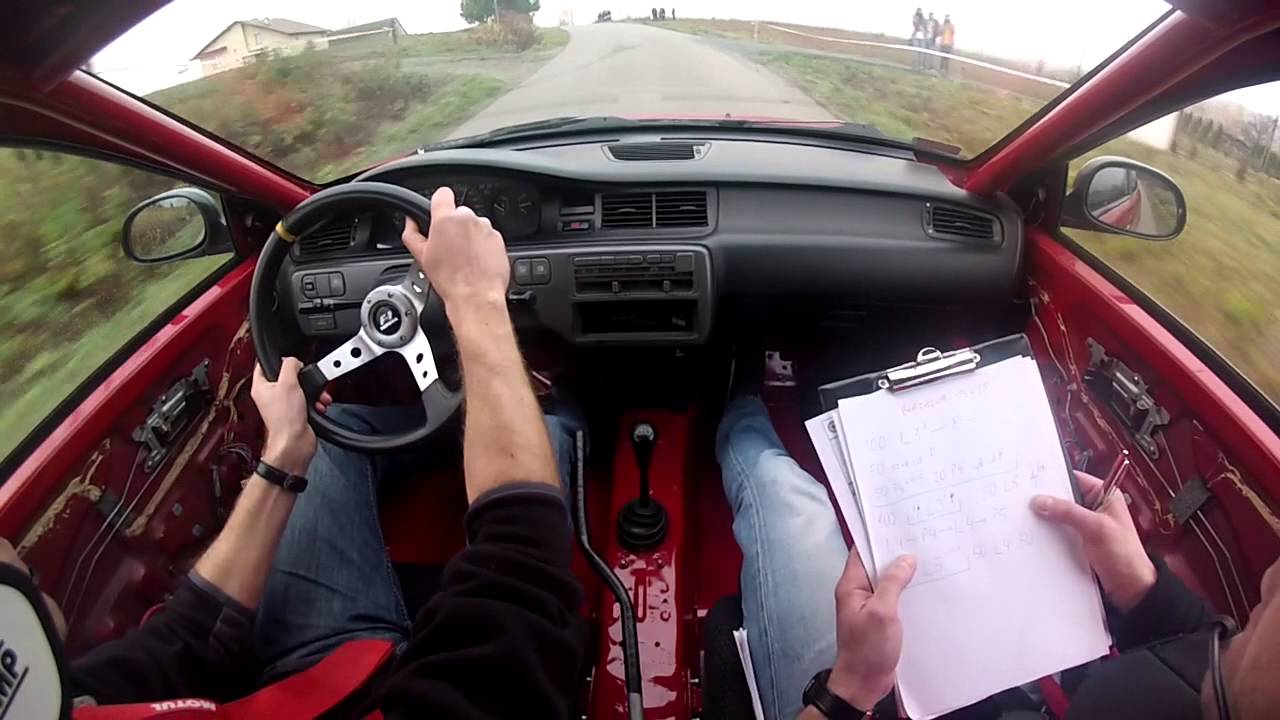 Onbard Adam Wojtunik | Civic EG6 | KJS Jasielski Rajd Niepodległości 2013