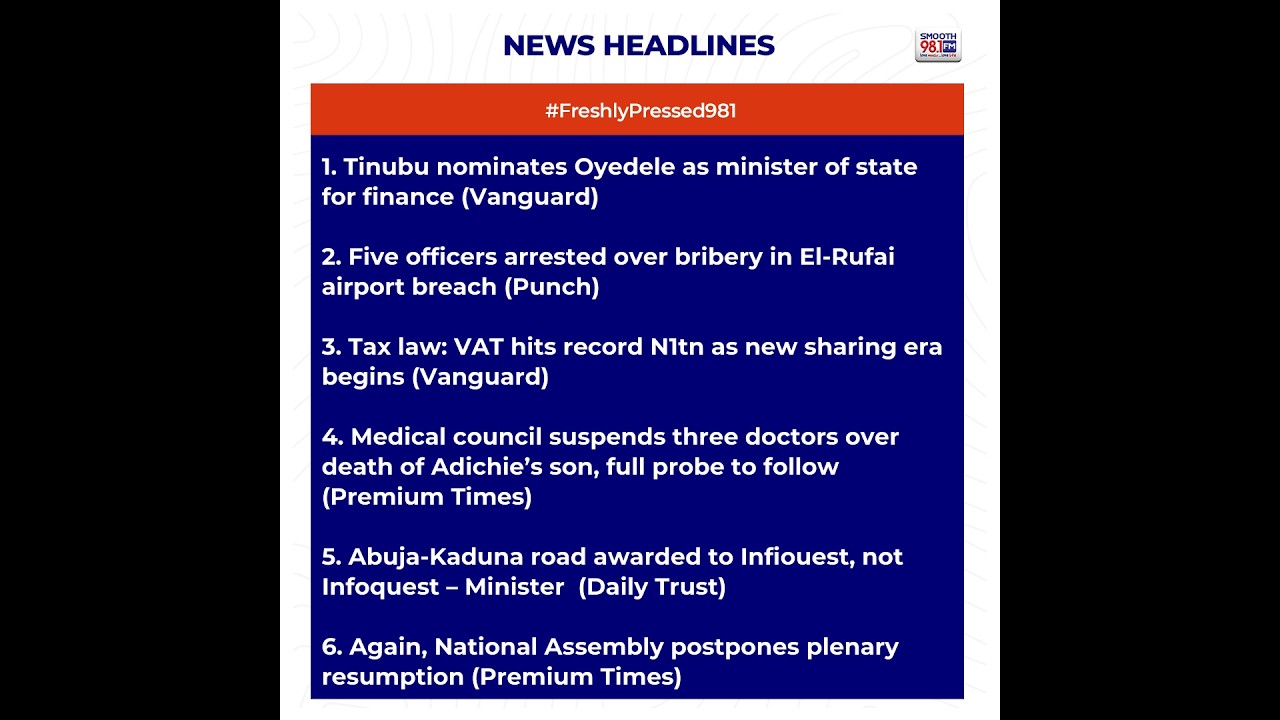 #FreshlyPressed981: Tinubu nominates Oyedele as minister of state for finance