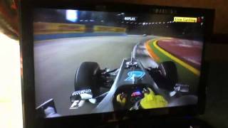 Michael schumacer crashes at singapore