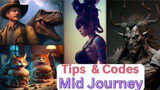 MidJourney Prompt Tips, Codes & Tricks #midjourney #aiart