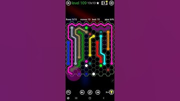 How To Solve Flow Free Hexes Jumbo Pack Level 109 13x13 Board Walk Through Solution Walkthrough