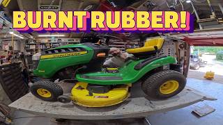 John Deere D110 | Deck Belt And Annual Service!