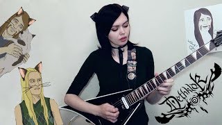 Dethklok - Duncan Hills Coffee Jingle (solo) (Alyona Vargas guitar cover)