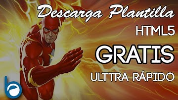 ULTRA RÁPIDO! DESCARGA Y EDITA PLANTILLA WEB HTML5 GRATIS
