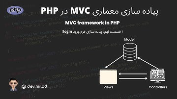 آموزش PHP: پیاده سازی معماری MVC در PHP(قسمت نهم: پیاده سازی فرم ورود login)