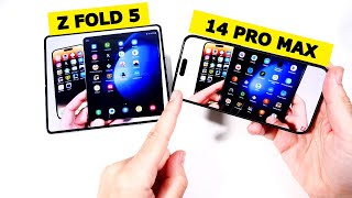 20 Ways Galaxy Z Fold 5 is Better Than iPhone 14 Pro Max
