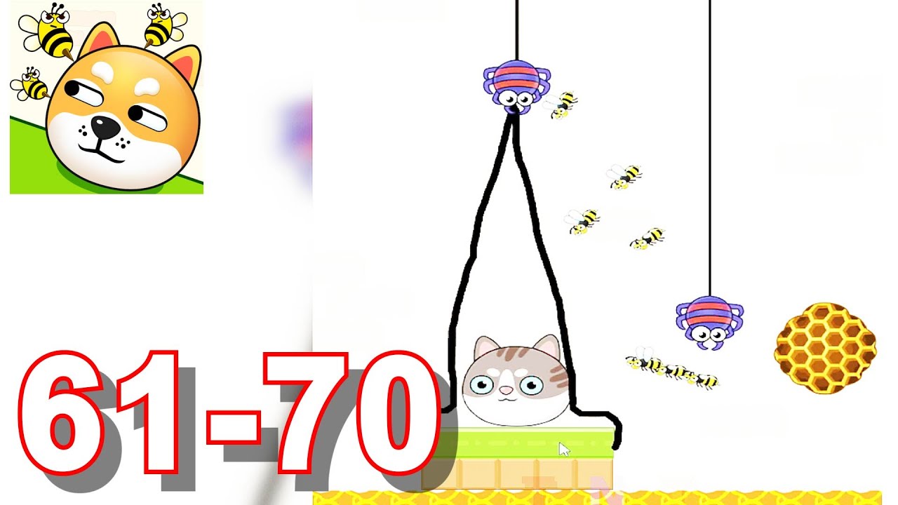 Save the Dog Level 61 - 70 Gameplay Walkthrough Part 7  (Android, iOS)