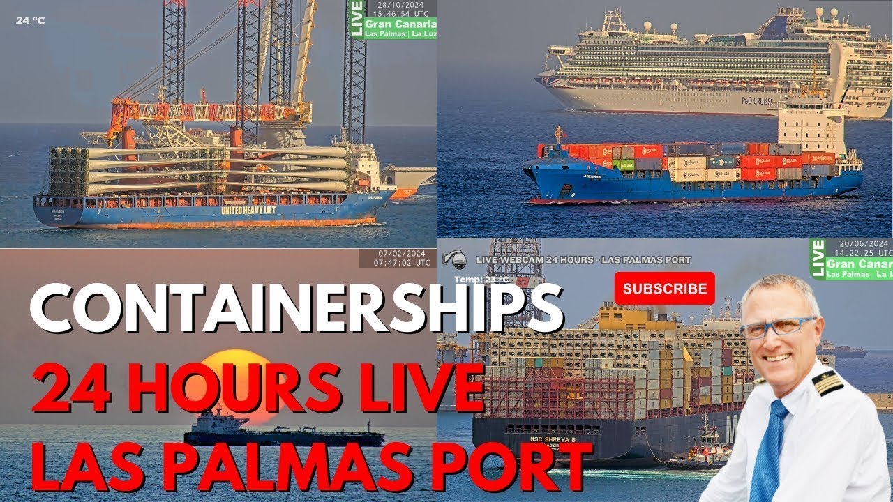 LIVE WEBCAM LAS PALMAS PORT | CANARY ISLANDS