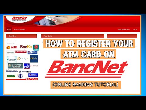 HOW TO REGISTER YOUR ATM CARD ON BANCNET | ONLINE BANKING TUTORIAL